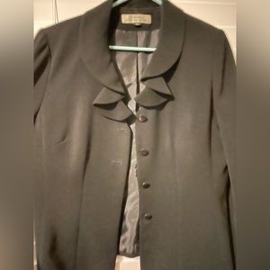 Tahiti black suit jacket, size 14